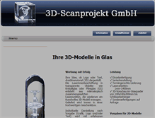 Tablet Screenshot of 3d-scanprojekt.de
